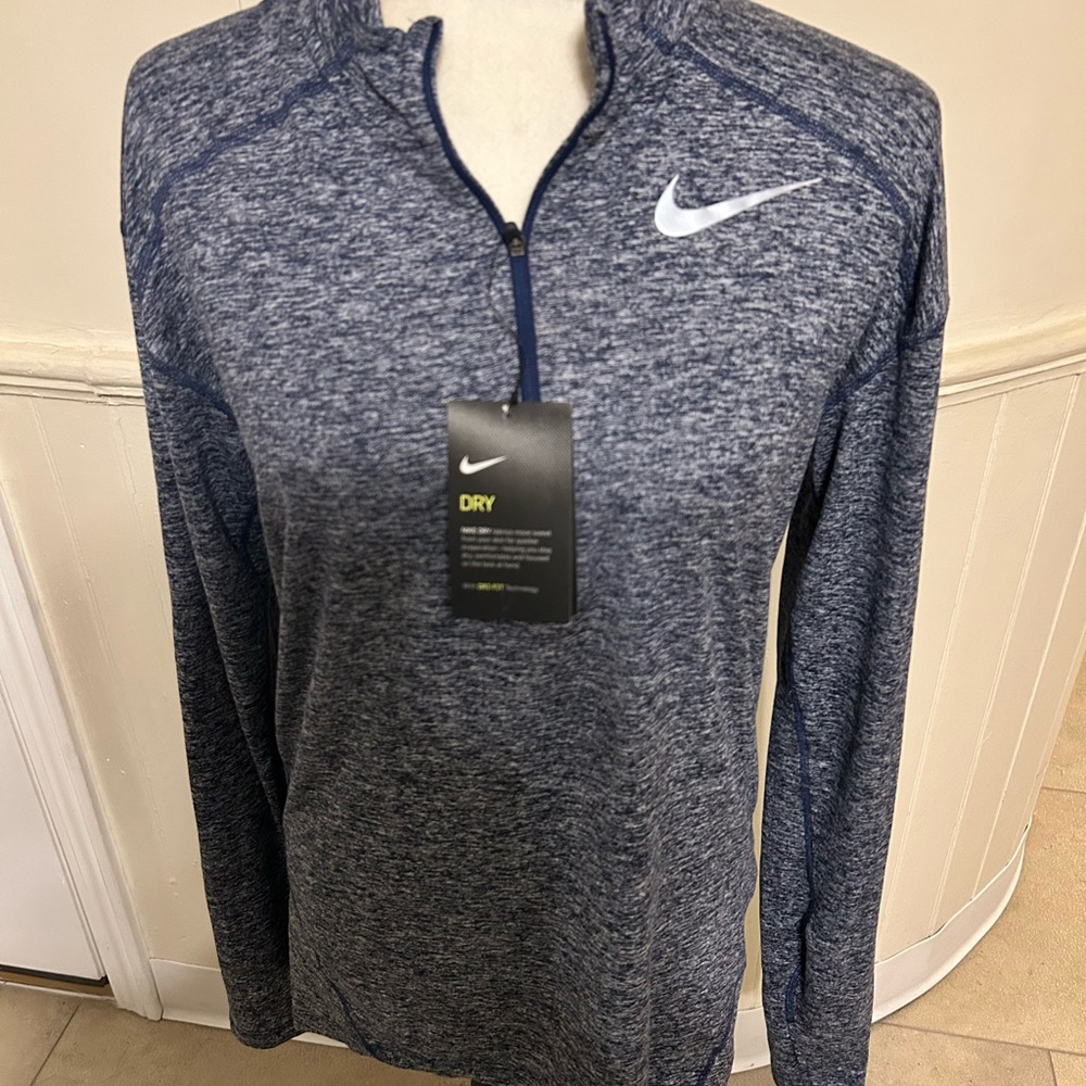 Nike Dri-Fit Element 1/4 Zip Long Sleeve Running Top/Men’s Small/NWT